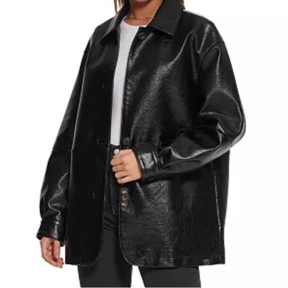 Levi’s Black Faux Leather Jacket